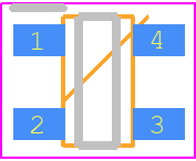 HW101A - Asahi Kasei Microdevices PCB footprint - Small Outline Packages - Small Outline Packages - HW-101A