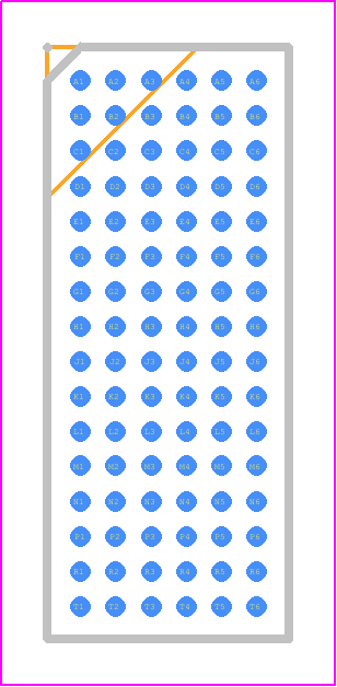 SN74GTLPH32945KR - Texas Instruments PCB footprint - BGA - BGA - GKE (R-PBGA-N96)