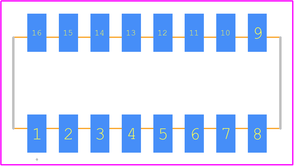 MADA3KP13CA - Microchip PCB footprint - Other - Other - 16-SMD