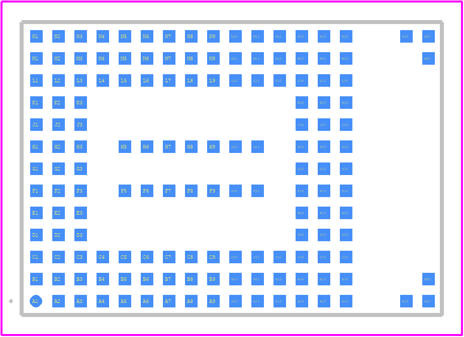 IRIS-W106-10B - u-blox PCB footprint - Other - Other - 152-SMD Module