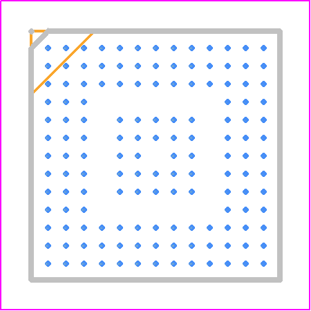 MEC1723N-B0-I/SZ - Microchip PCB footprint - BGA - BGA - 144WFBGA-9x9B-0.65P