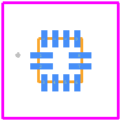 PI5USB216Q2XUAEX - Diodes Incorporated PCB footprint - Other - Other - X2-QFN1616-12(XUA)