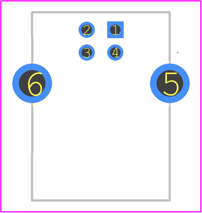 USB-B-S-RA-WT-SPCC - Adam Tech PCB footprint - Other - Other - USB-B-S-RA-WT-SPCC-2