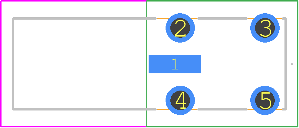 2474494-2 - TE Connectivity PCB footprint - Other - Other - 2474494-2-1