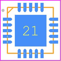NSA2862X - NOVOSENSE PCB footprint - Quad Flat No-Lead - Quad Flat No-Lead - NSC2860X-DQNR