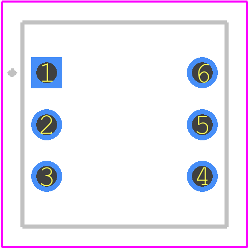 RDS6-4S-1065-D - Same Sky PCB footprint - Other - Other - RDS6-1065-D