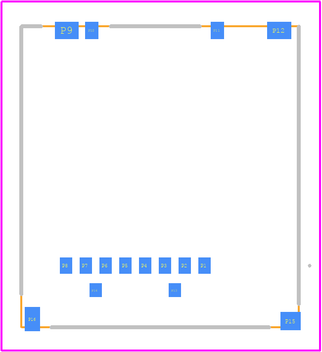 MSD-8-A - Same Sky PCB footprint - Other - Other - MSD-8-A-3