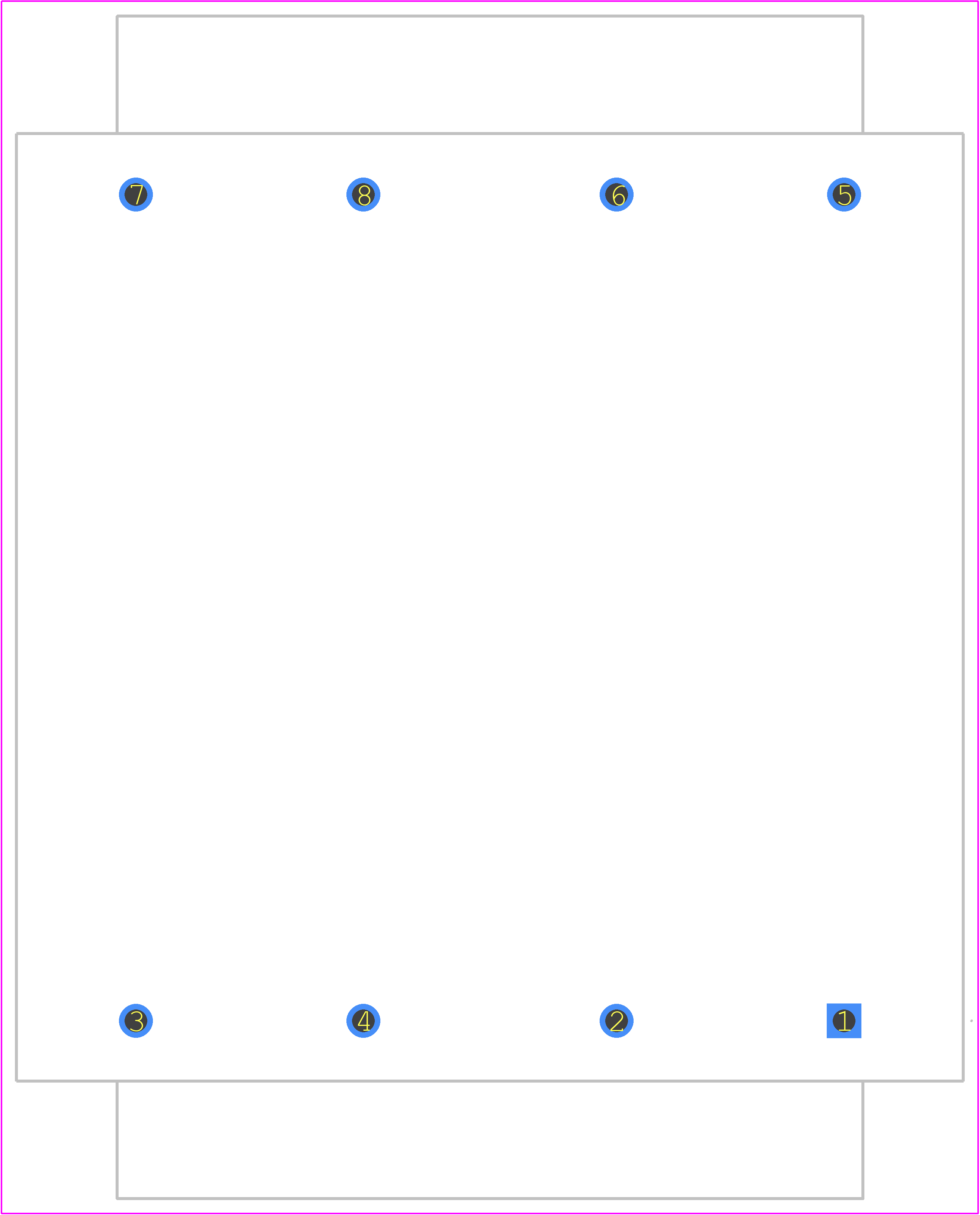 FP40-1200 - Triad Magnetics PCB footprint - Other - Other - 63.5mm x 79.25mm x 34.93mm