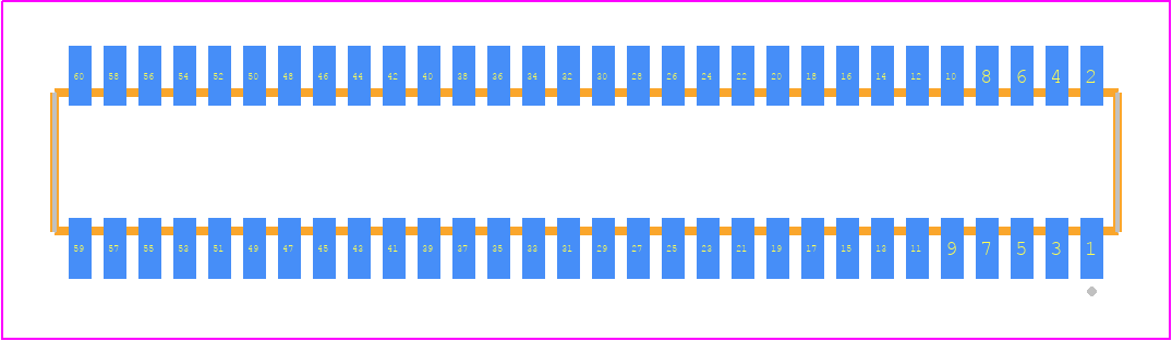 CLE-130-01-F-DV - SAMTEC PCB footprint - Other - Other - CLE-130-01-X-DV