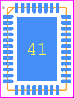 TPS544B20RVFR - Texas Instruments PCB footprint - Quad Flat No-Lead - Quad Flat No-Lead - RVF0040A