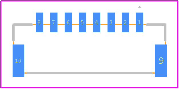 2390138-8 - TE Connectivity PCB footprint - Other - Other - 2390138-8-2