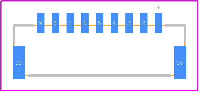 2390138-9 - TE Connectivity PCB footprint - Other - Other - 2390138-9-2
