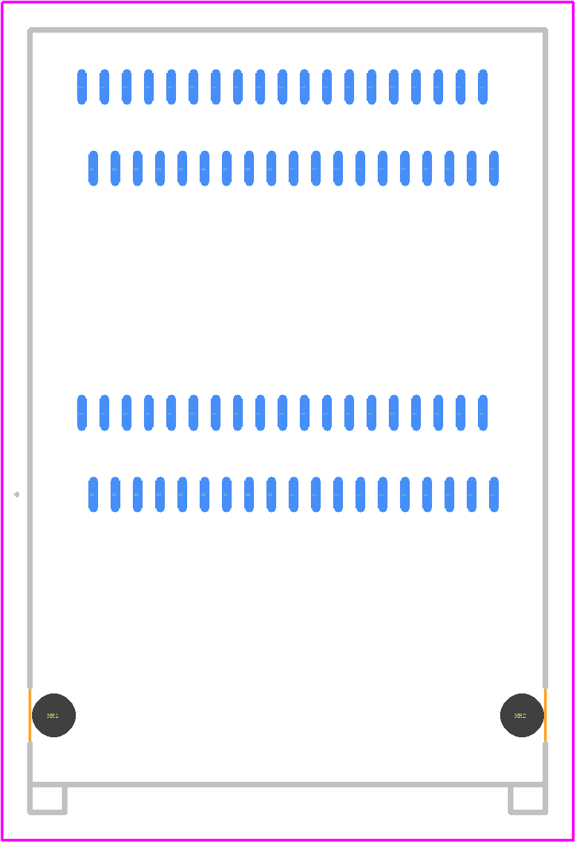 2394949-2 - TE Connectivity PCB footprint - Other - Other - 2394949-2-1