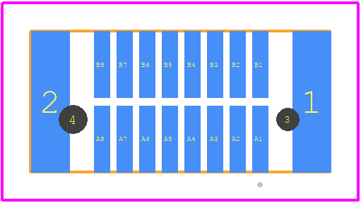454928-E - TE Connectivity PCB footprint - Other - Other - 454928-E-2
