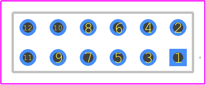 6-146762-1 - TE Connectivity PCB footprint - Other - Other - 6-146762-1-2