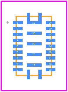 MP5061GQV-Z - Monolithic Power Systems (MPS) PCB footprint - Other - Other - QFN-22  (3mmx5mm)