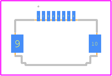 DS1020-12-8VBT1A-R - Connfly PCB footprint - Other - Other - DS1020-12-8VBT1A-R-3