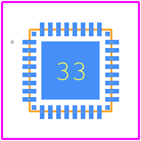 QPG6200LSR - Qorvo PCB footprint - Other - Other - QFN32 4x4 mm