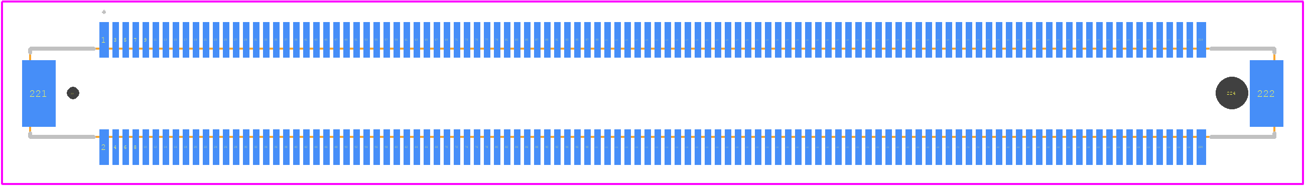 X0510WVS-220AS-LPV01 - XKB Connectivity PCB footprint - Other - Other - X0510WVS-220AS-LPV01-1