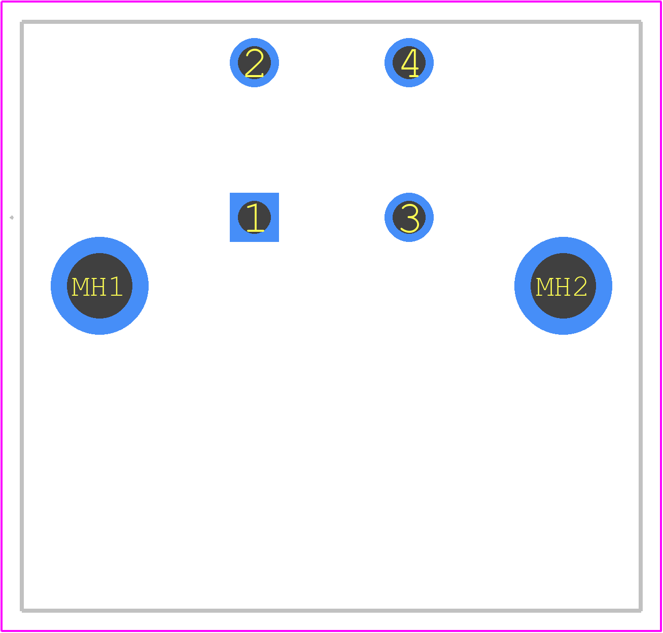 VC0201500000G - Amphenol PCB footprint - Other - Other - VC0201500000G-4