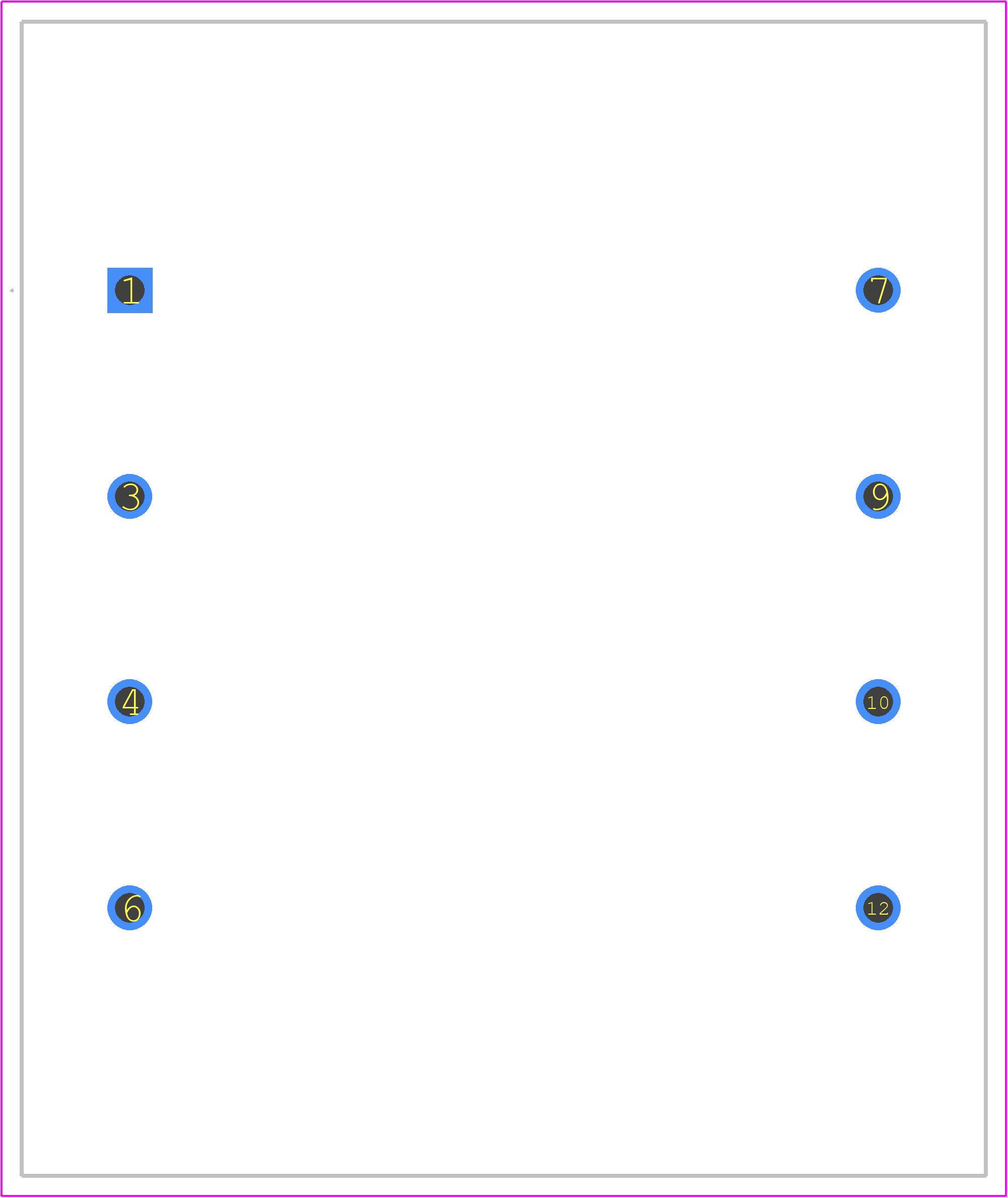 183H12 - Hammond Manufacturing PCB footprint - Other - Other - 57.2mm x 47.8mm x 41.4mm