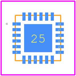 LTC6561DICE - Analog Devices PCB footprint - Other - Other - LTC6561DICE-3