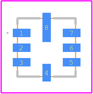 LTC6655LNCHLS8-5#PBF - Analog Devices PCB footprint - Other - Other - LS8 Package 8-Pin Leadless Chip Carrier (5mm × 5mm)_2024-6