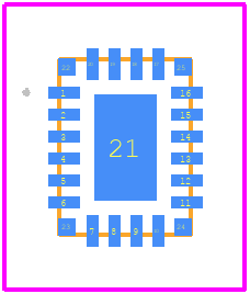 LT8653SIV#TRPBF - Analog Devices PCB footprint - Other - Other - LQFN Package 20-Lead (4mm × 3mm ×0.94mm)