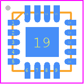 LTC3311SIV#WPBF - Analog Devices PCB footprint - Quad Flat No-Lead - Quad Flat No-Lead - LQFN Package 18-Lead (3mm × 3mm × 0.94mm)