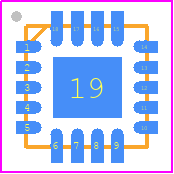 LTC3311SIV#WTRMPBF - Analog Devices PCB footprint - Quad Flat No-Lead - Quad Flat No-Lead - LGA