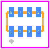 CAY16-822J4LF - Bourns PCB footprint - Other - Other - CAY16-472J4LF