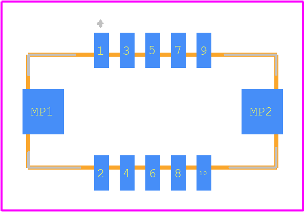 DF13EA-10DP-1.25V(76) - Hirose PCB footprint - Other - Other - DF13EA-10DP-1.25V(76)-1