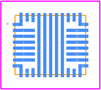 TPS25762DQRQLRQ1 - Texas Instruments PCB footprint - Other - Other - RQL0029A
