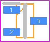 ESDA37LY - STMicroelectronics PCB footprint - SOT23 (3-Pin) - SOT23 (3-Pin) - SOT23-3L _1
