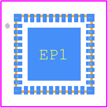 TC35670FTG-006(EL) - Toshiba PCB footprint - Other - Other - QFN40-P-0606-0.5