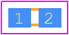 M55342K11B33D2RTSV - Vishay PCB footprint - Resistor Chip - Resistor Chip - M55342K11B33D2RTSV