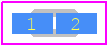 RMC1/16S-152JTH - Kamaya PCB footprint - Resistor Moulded - Resistor Moulded - RMC1/16S