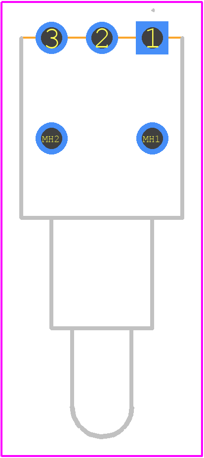 T101KABE - LITTELFUSE PCB footprint - Other - Other - T101KABE