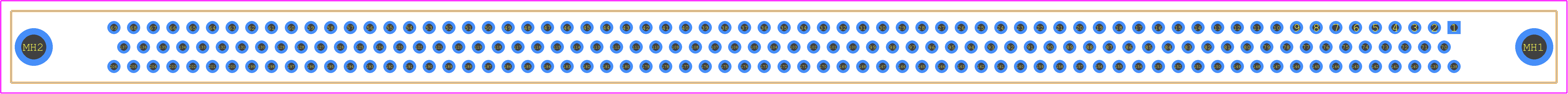 RM322-206-211-5500 - Molex PCB footprint - Other - Other - RM322-206-211-5500-2