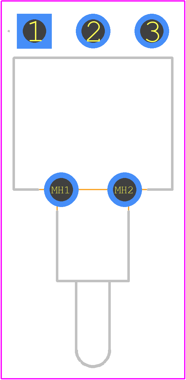 7101MD9AQE - LITTELFUSE PCB footprint - Other - Other - 7101MD9AQE-1