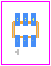 NCS4-272+ - Mini-Circuits PCB footprint - Other - Other - NCS4-272+-2