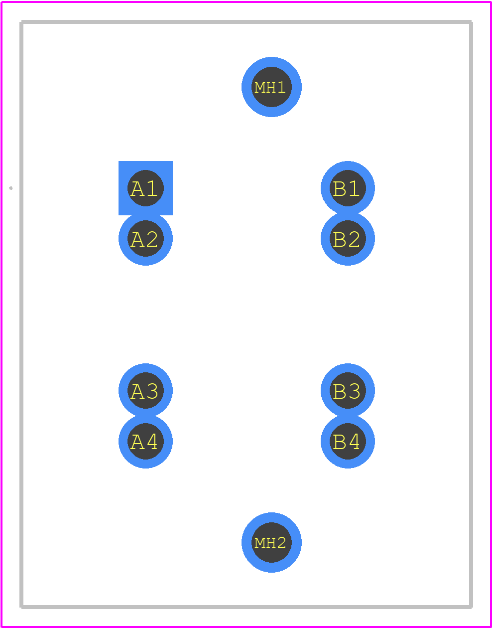 1-1981458-6 - TE Connectivity PCB footprint - Other - Other - 1-1981458-6-2