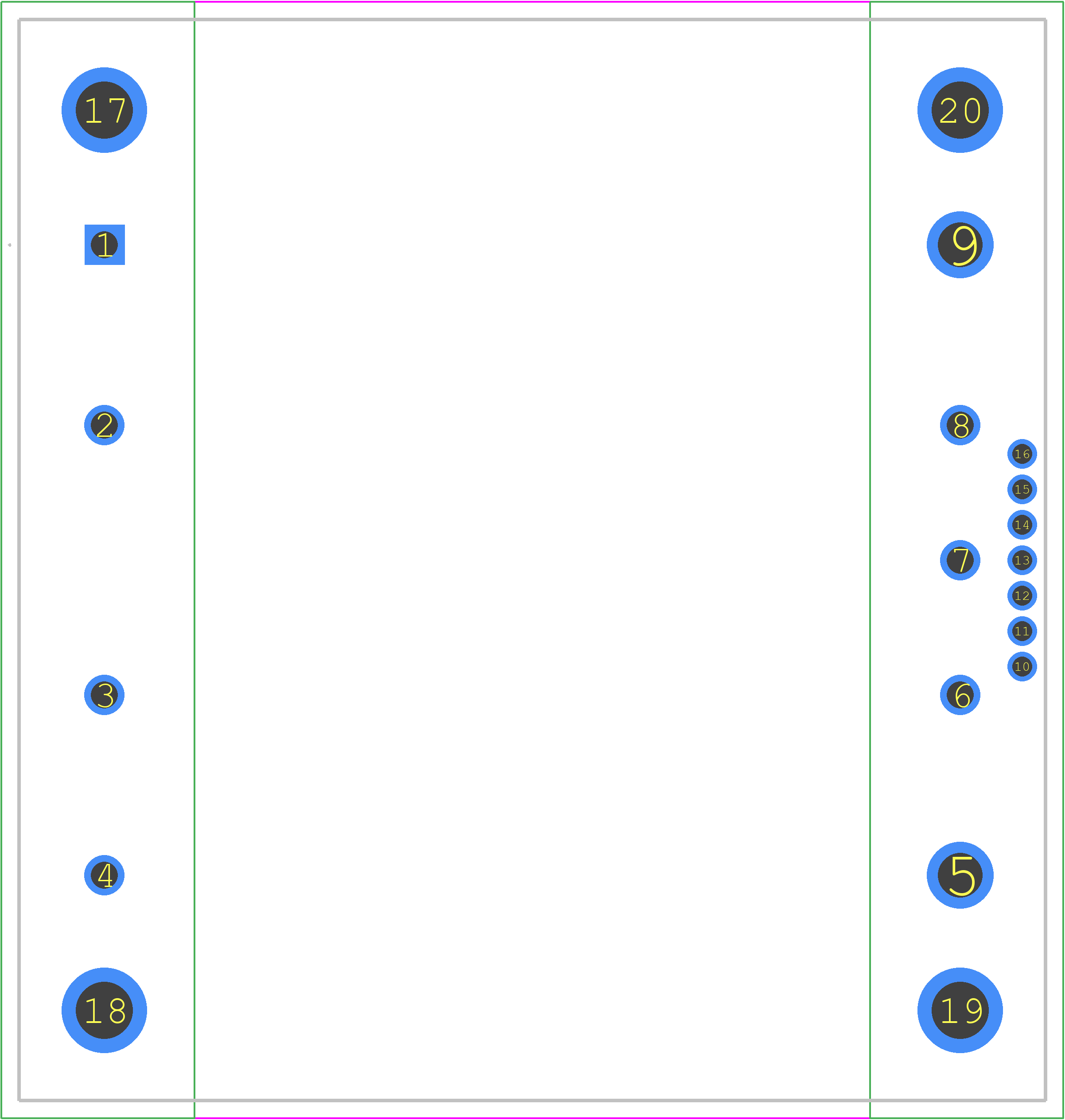 BMR6853301/001 - Flex PCB footprint - Other - Other - 61.0mm x 57.9mm x 12.7mm