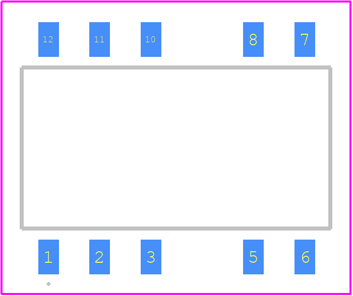 SB01S0505A - Delta Electronics PCB footprint - Other - Other - 12-SMD Module, 10 Leads