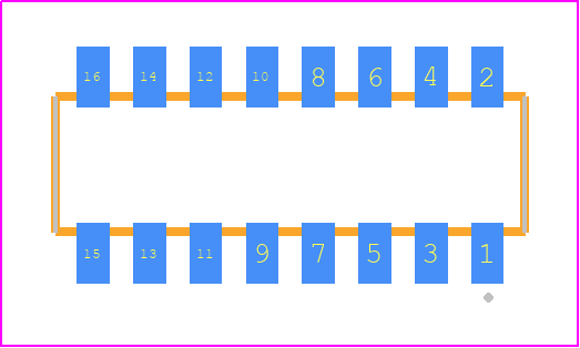 CLP-108-02-F-DH-TR - SAMTEC PCB footprint - Other - Other - CLP-108-02-YYY-DH-TR