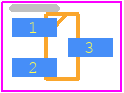 DTA115EE-TP - MCC PCB footprint - SOT23 (3-Pin) - SOT23 (3-Pin) - SOT-523+-***
