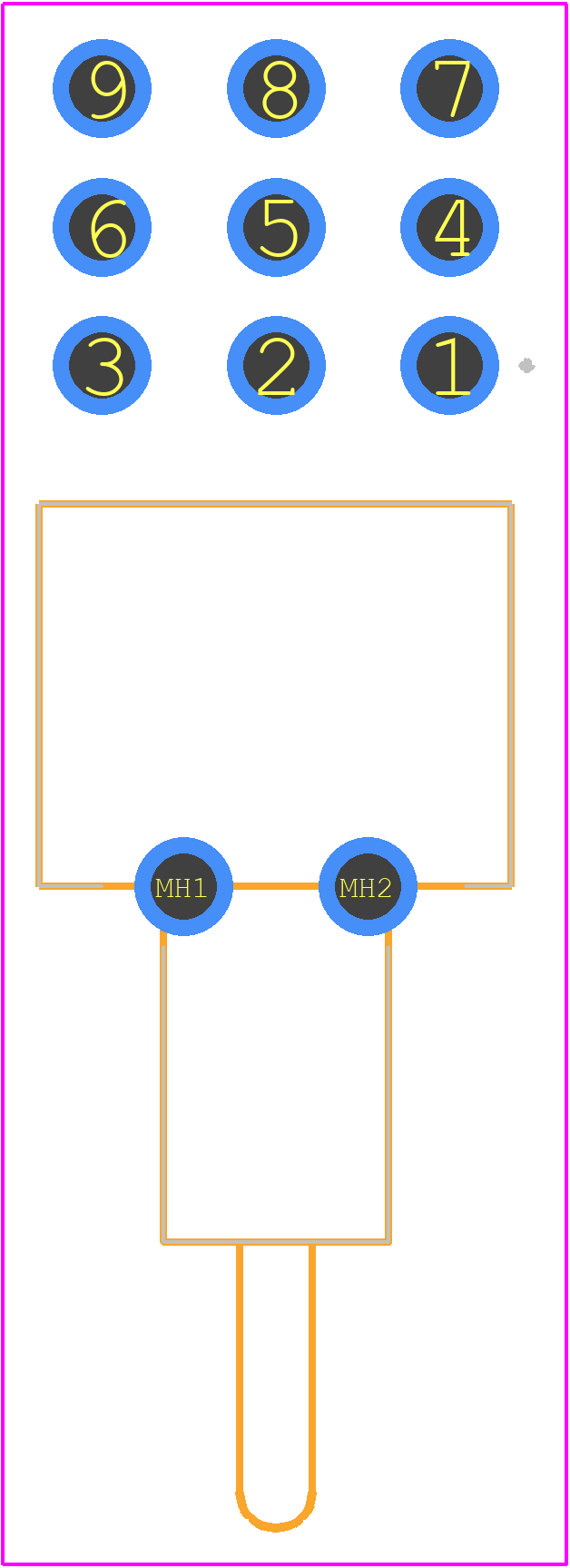 M2032SS2W30 - NKK Switches PCB footprint - Other - Other - M2032SS2W30-1
