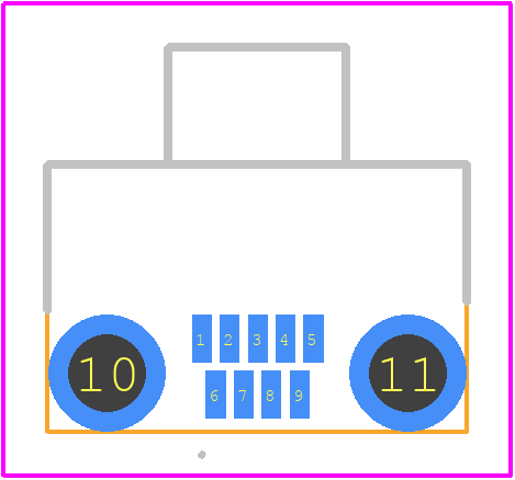 A28100-009 - Omnetics PCB footprint - Other - Other - A28100-009-2
