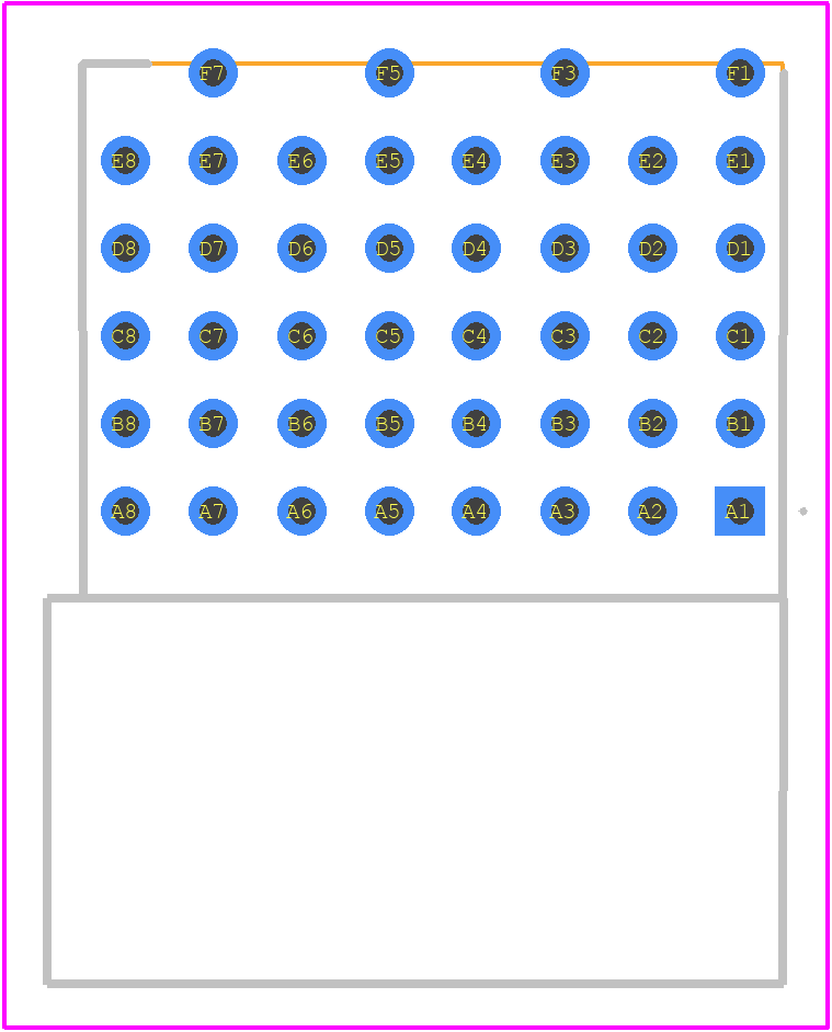 2336682-1 - TE Connectivity PCB footprint - Other - Other - 2336682-1-1