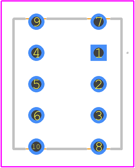 B29AB - NKK Switches PCB footprint - Other - Other - B29AB-3